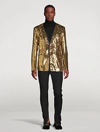 Sequined Suit Jacket