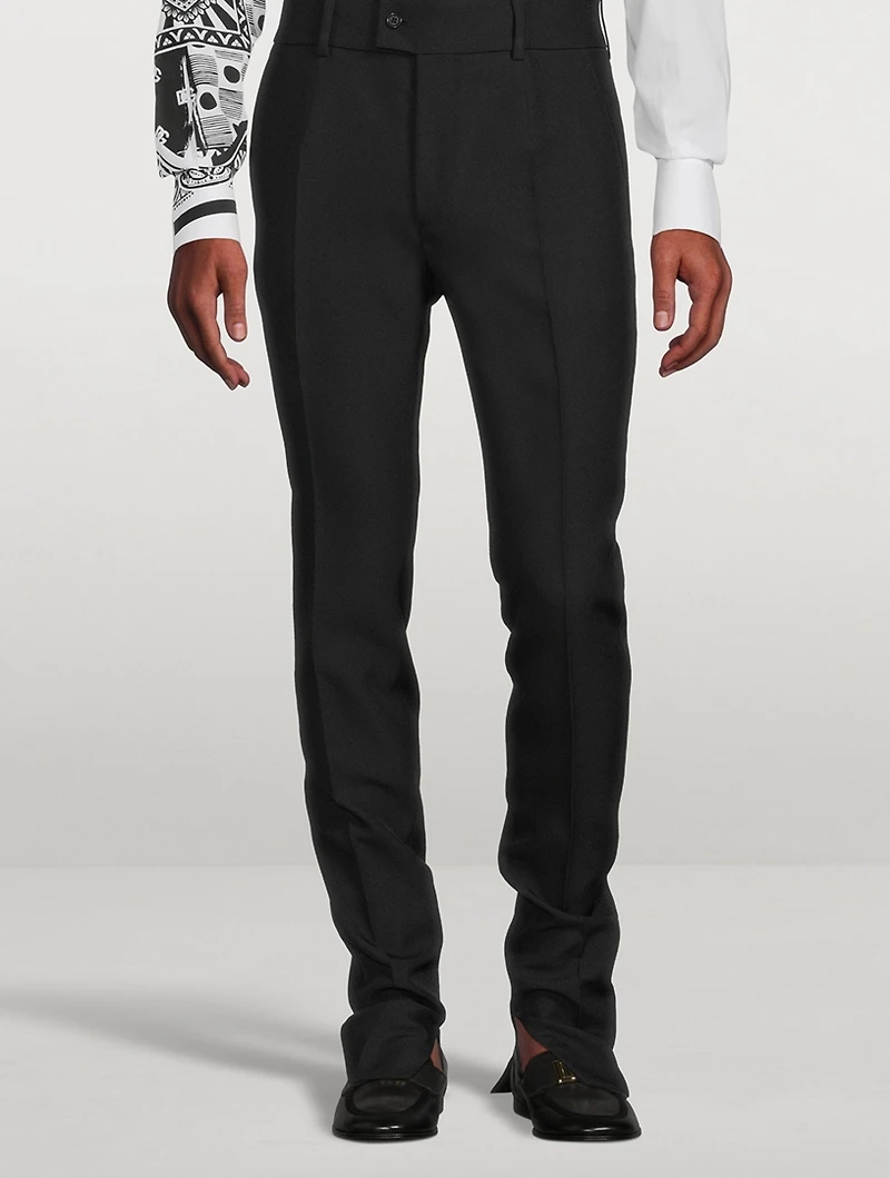 Split-Hem Pants