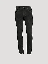 Skinny Jeans With Spray-Paint DG Print