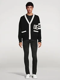 Skinny Jeans With Spray-Paint DG Print