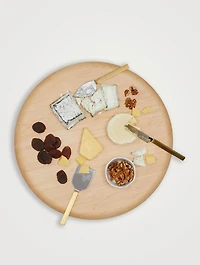 Set Of Three Rattan Cheese Knives