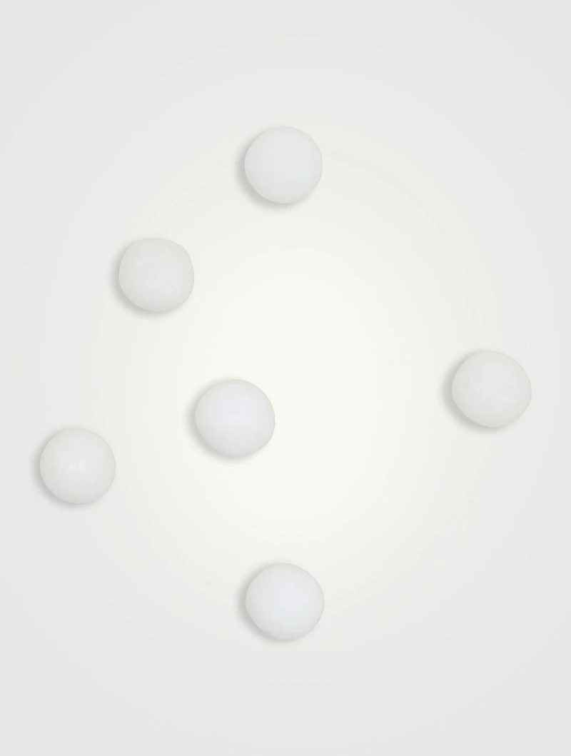 Set of Six Simple Marble Drink Rocks