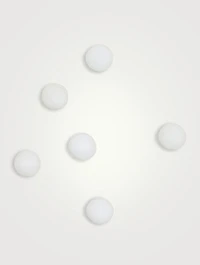 Set of Six Simple Marble Drink Rocks
