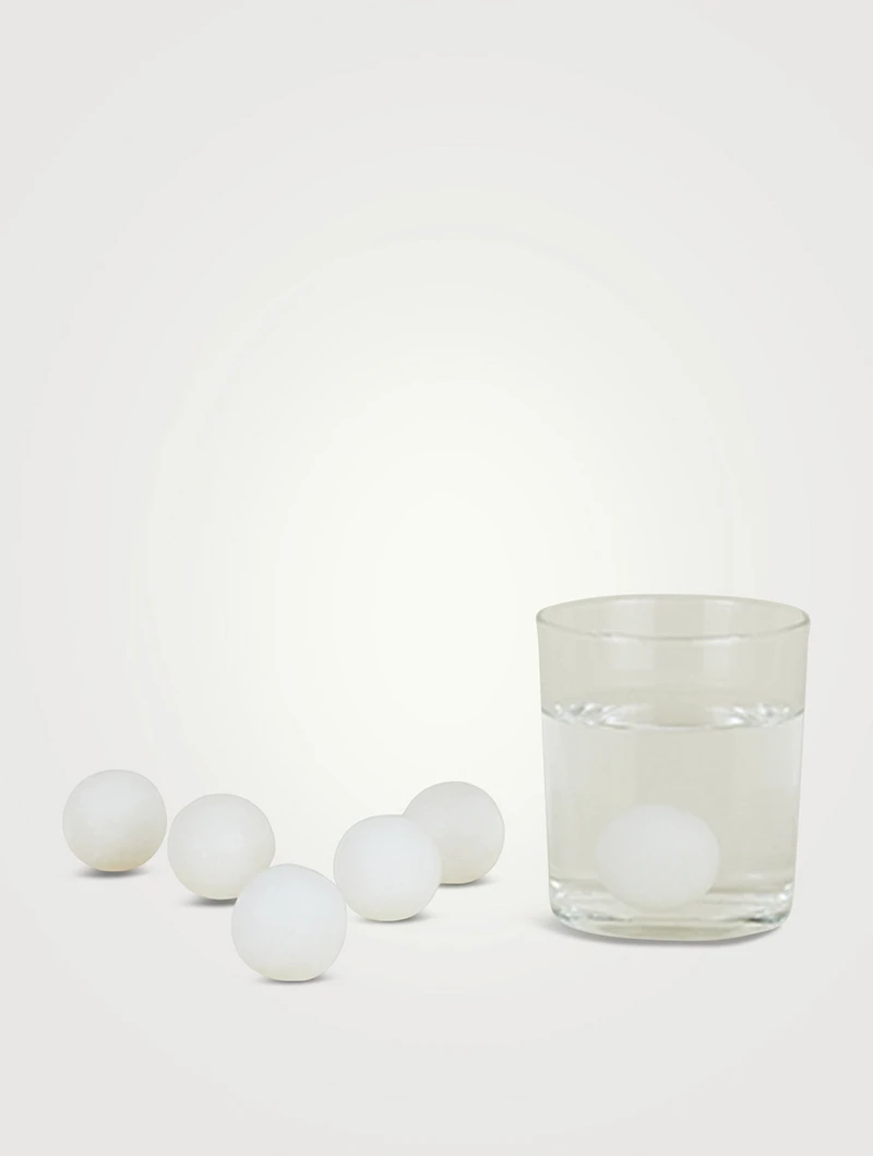 Set of Six Simple Marble Drink Rocks