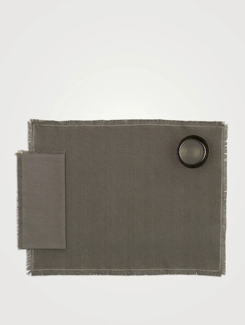 Set Of Four Essential Cotton Placemats