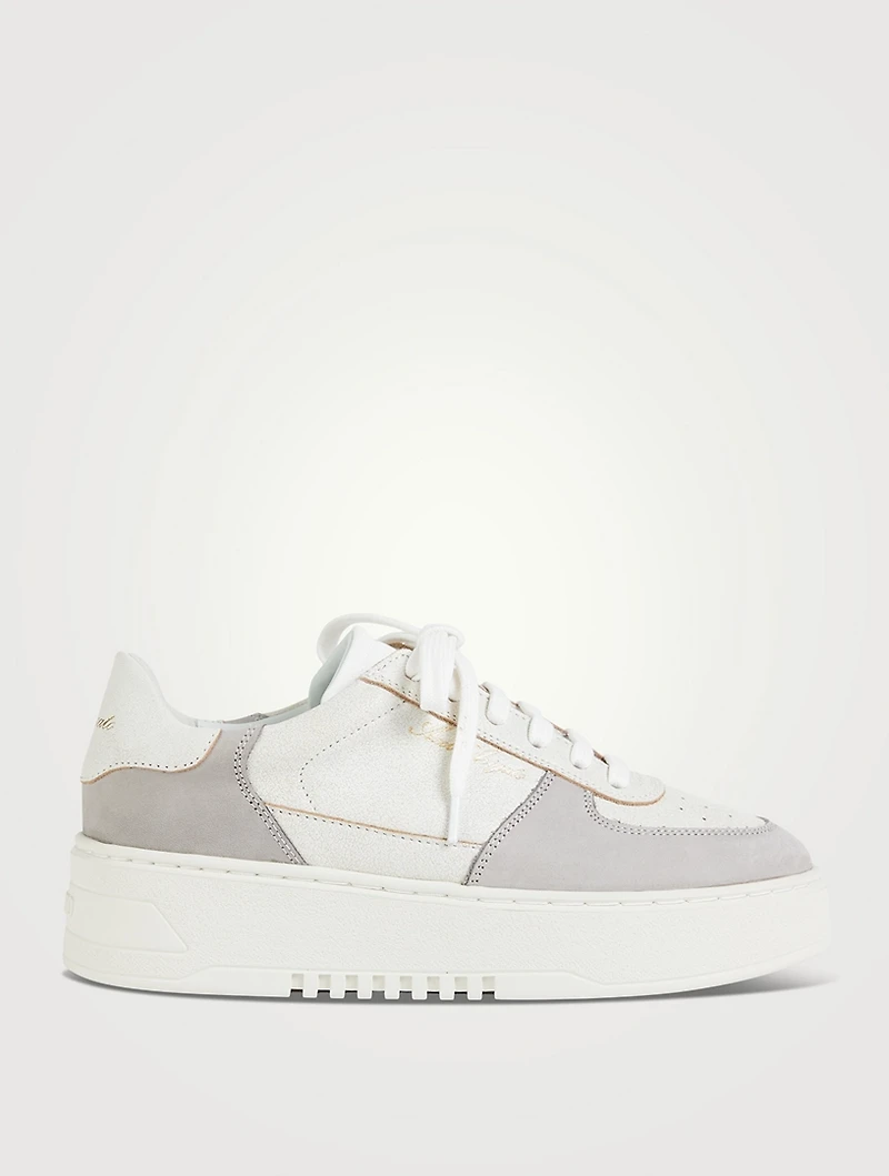Orbit Leather And Suede Sneakers