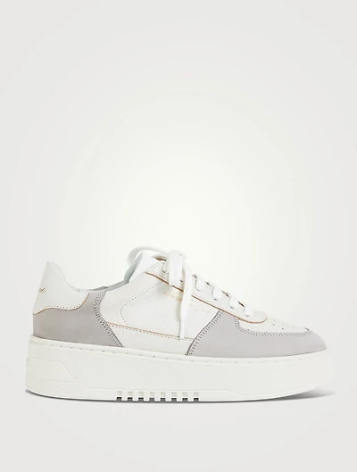 Orbit Leather And Suede Sneakers