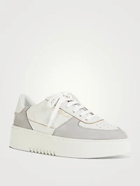 Orbit Leather And Suede Sneakers