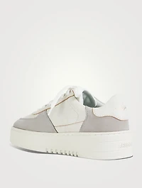 Orbit Leather And Suede Sneakers
