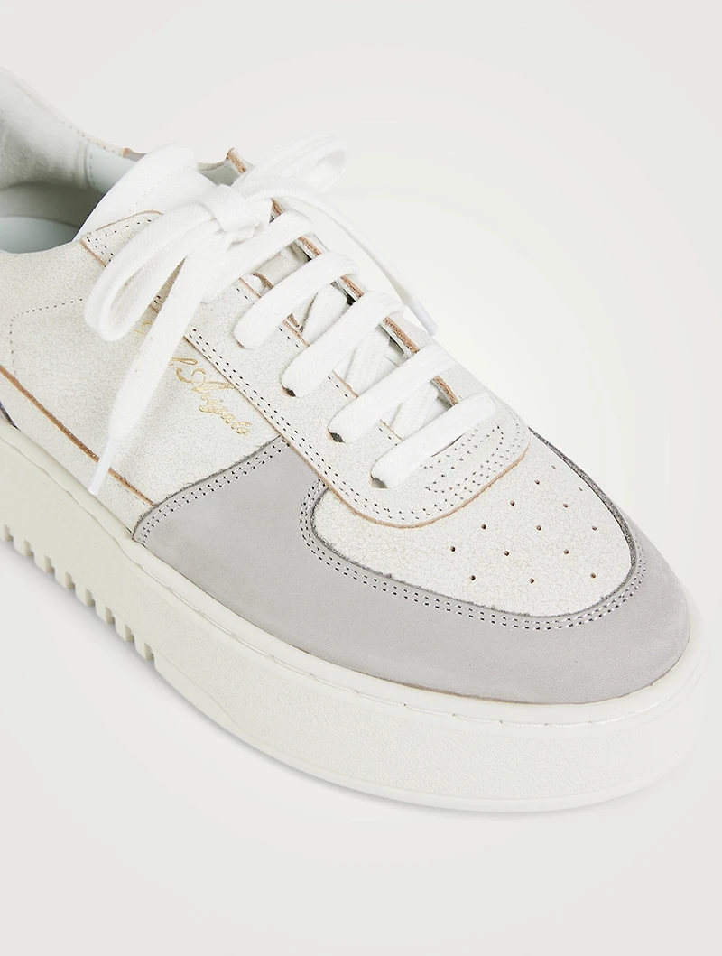 Orbit Leather And Suede Sneakers