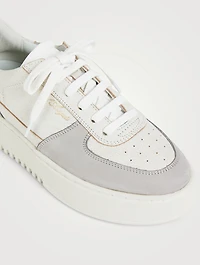 Orbit Leather And Suede Sneakers