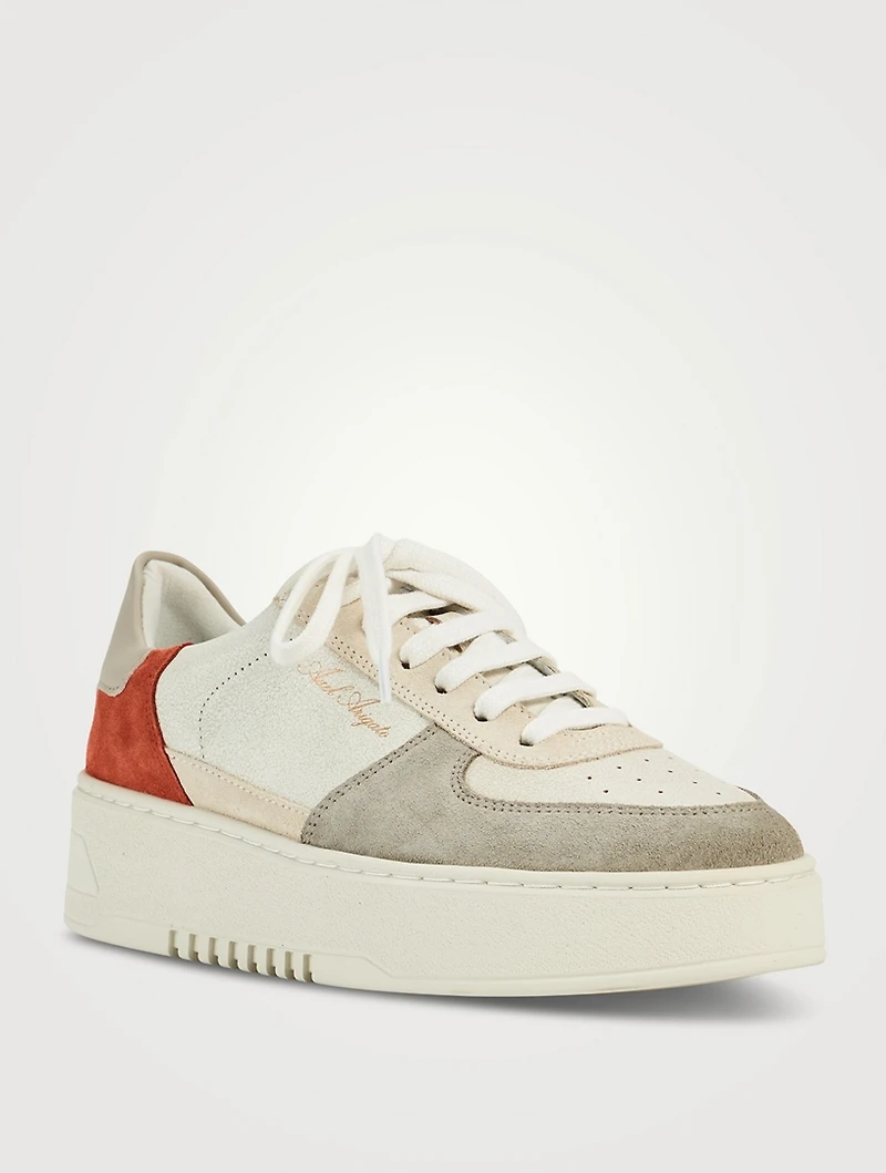 Orbit Leather And Suede Sneakers