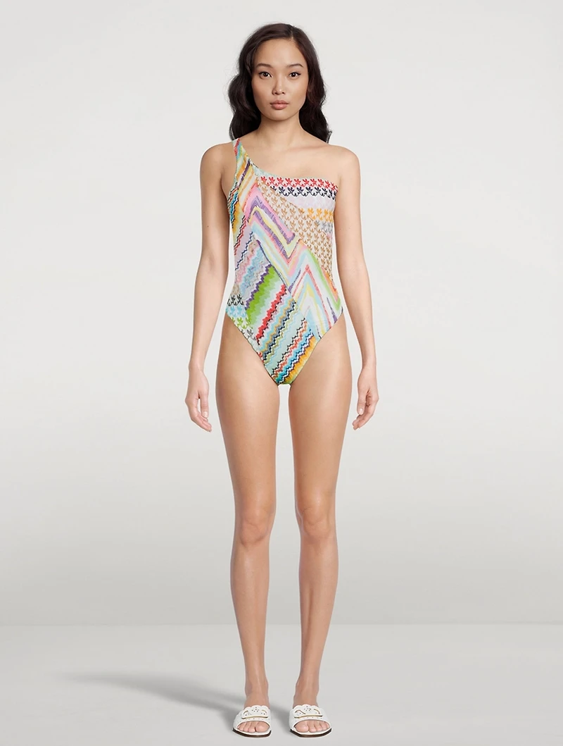 One-Shoulder One-Piece Swimsuit