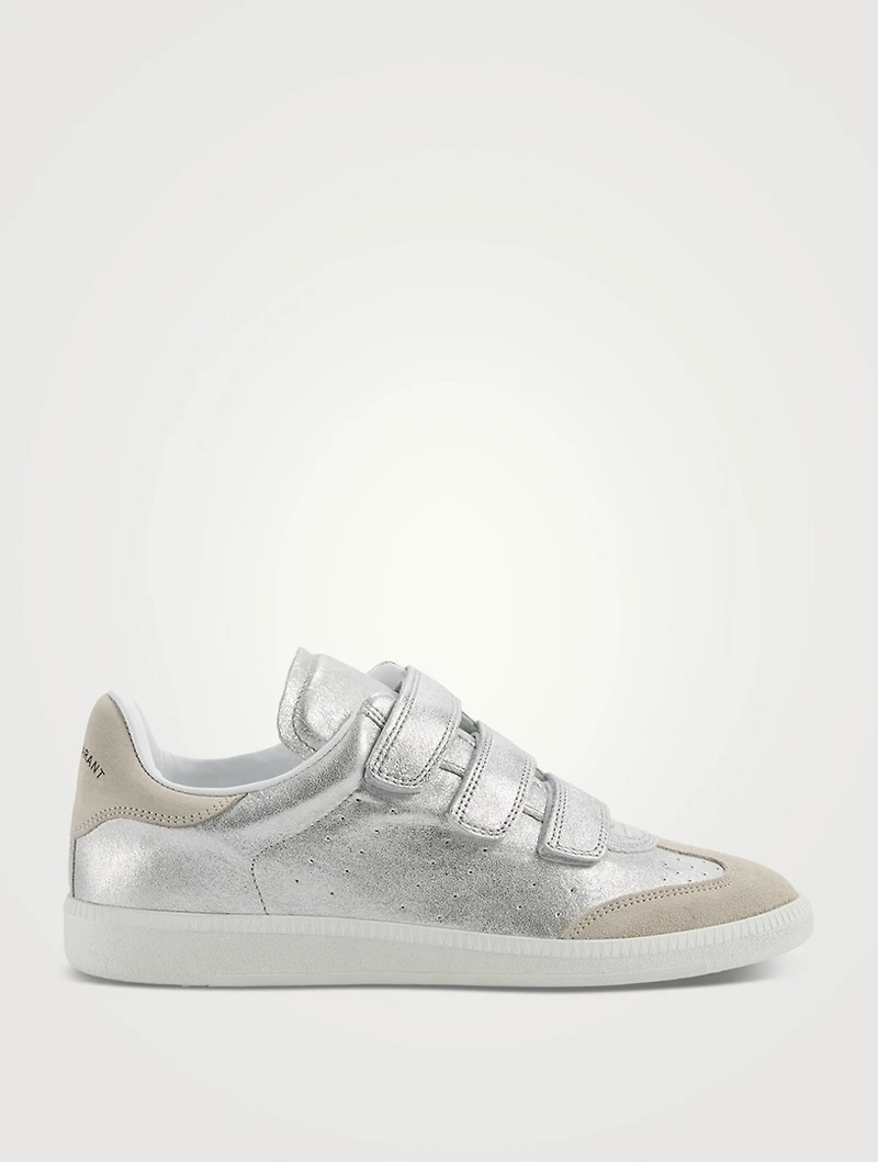 Beth Metallic Leather Sneakers