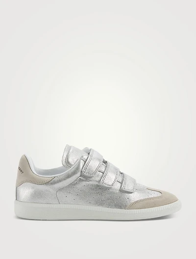 Beth Metallic Leather Sneakers