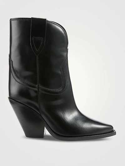 Leyane Leather Western Boots