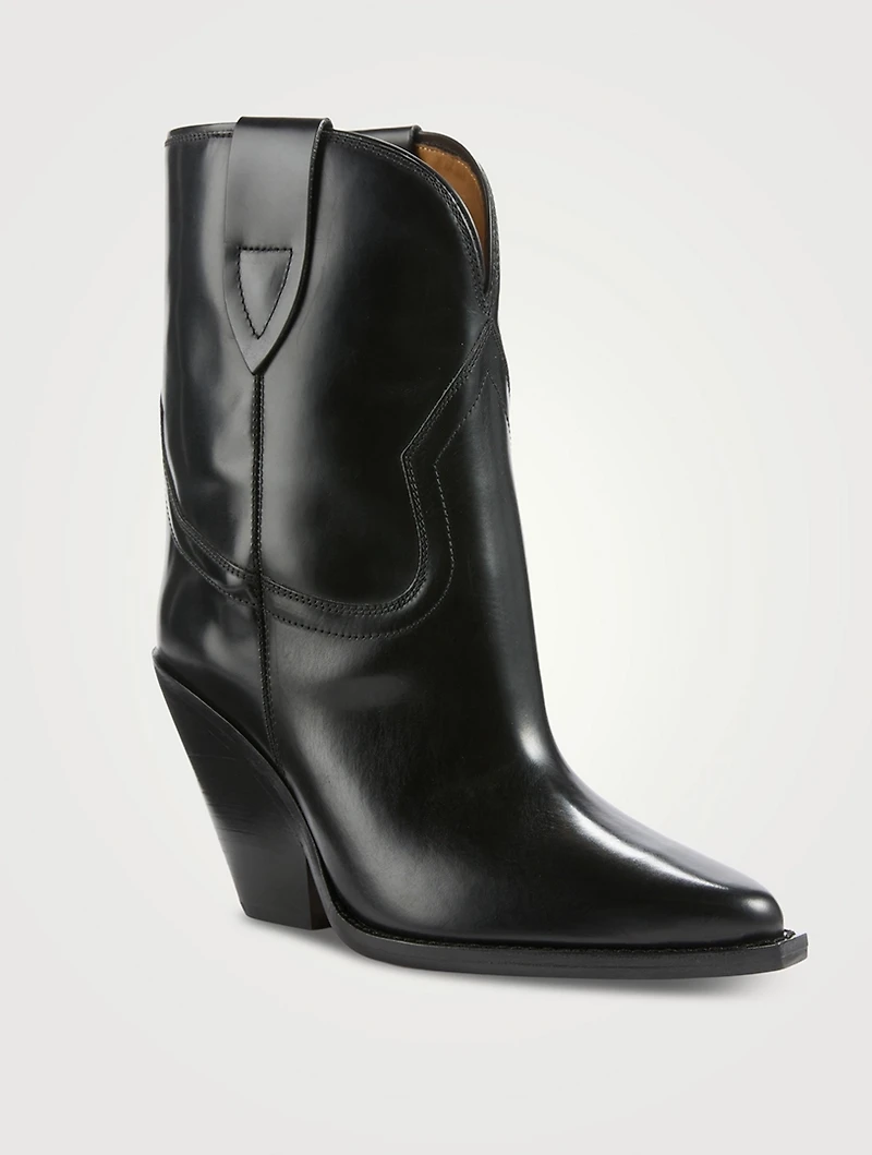 Leyane Leather Western Boots