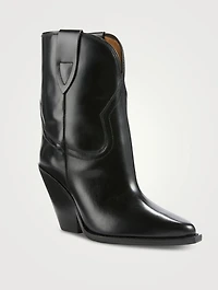 Leyane Leather Western Boots