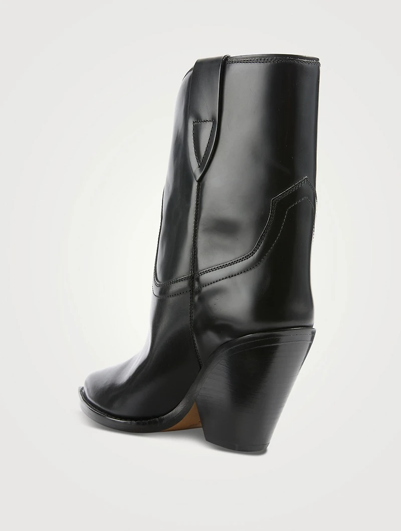 Leyane Leather Western Boots