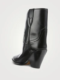 Leyane Leather Western Boots