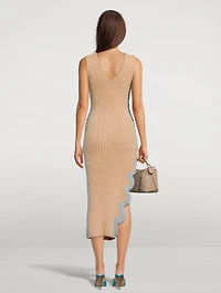 Saturn Reversible Faux Fur Midi Dress