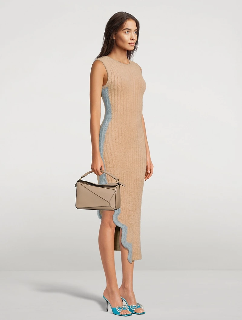 Saturn Reversible Faux Fur Midi Dress