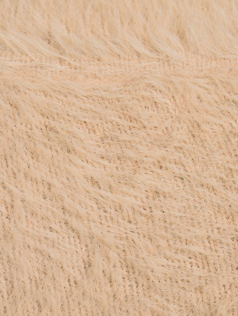 Jupiter Faux Fur Turtleneck Shrug
