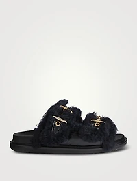 Fussbett Shearling Slide Sandals