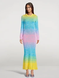 Rowen Ombré Crochet Maxi Dress