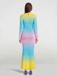 Rowen Ombré Crochet Maxi Dress