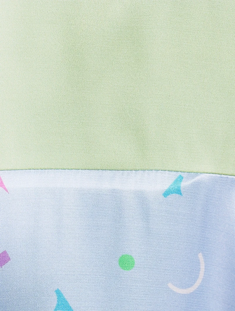 Tara Colourblock Midi Dress