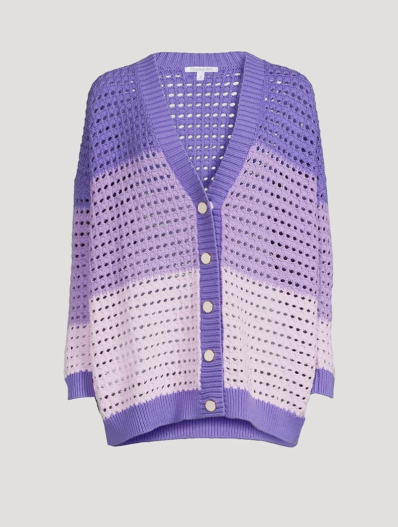 Mika Crochet Colourblock Cardigan