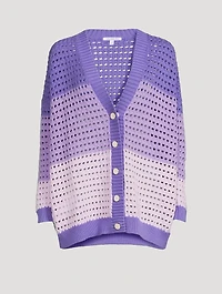 Mika Crochet Colourblock Cardigan