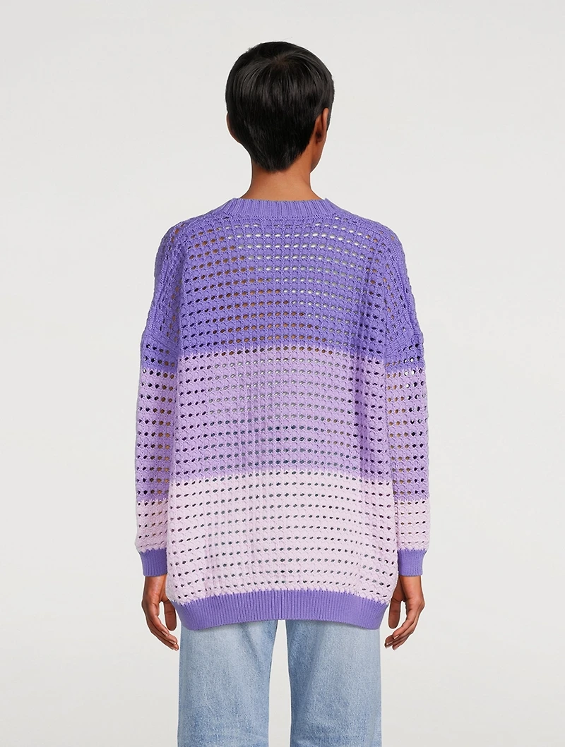 Mika Crochet Colourblock Cardigan