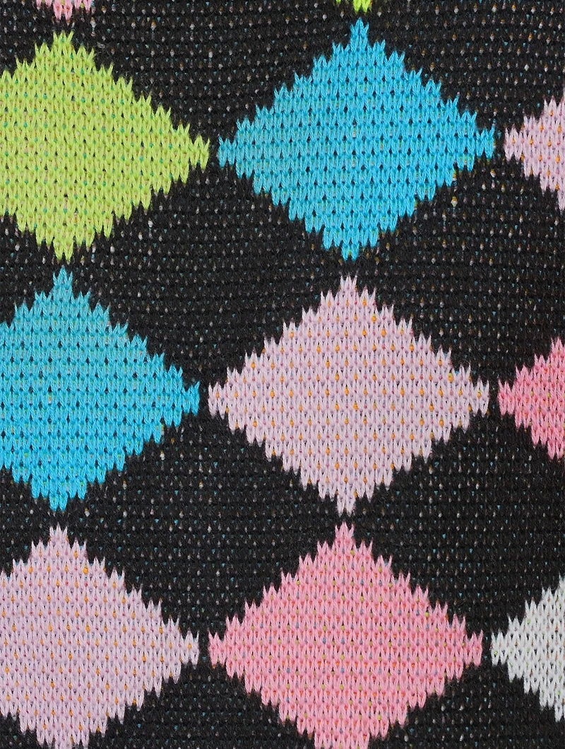 Delilah Rainbow Harlequin Sweater