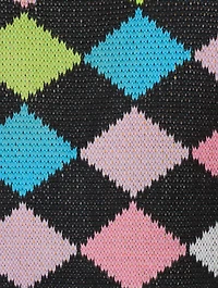 Delilah Rainbow Harlequin Sweater