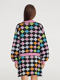 Hadley Rainbow Harlequin Knitted Skirt