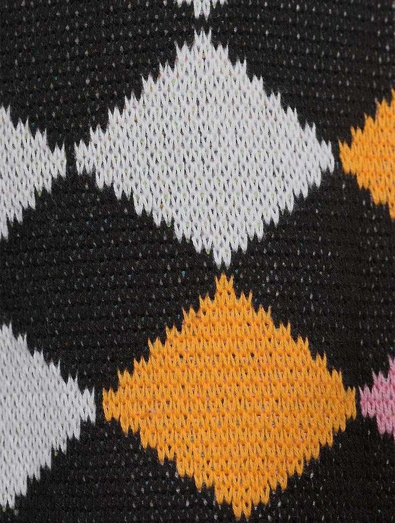 Hadley Rainbow Harlequin Knitted Skirt