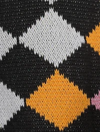 Hadley Rainbow Harlequin Knitted Skirt
