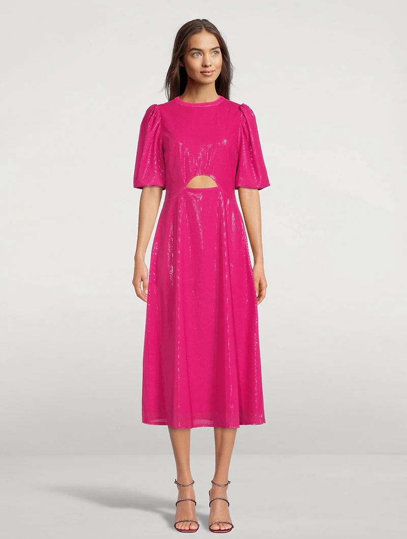 Charlie Sequin Midi Dress