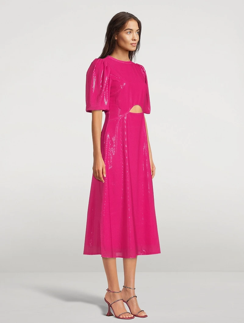 Charlie Sequin Midi Dress