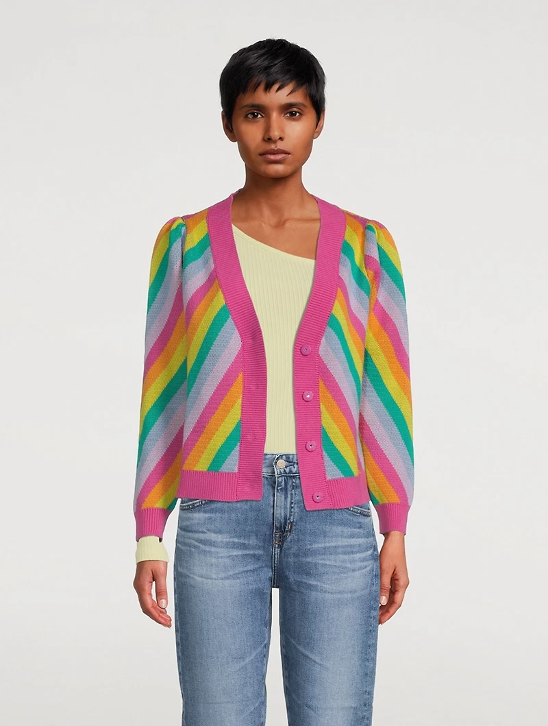 Hilda Prism Stripe Cardigan