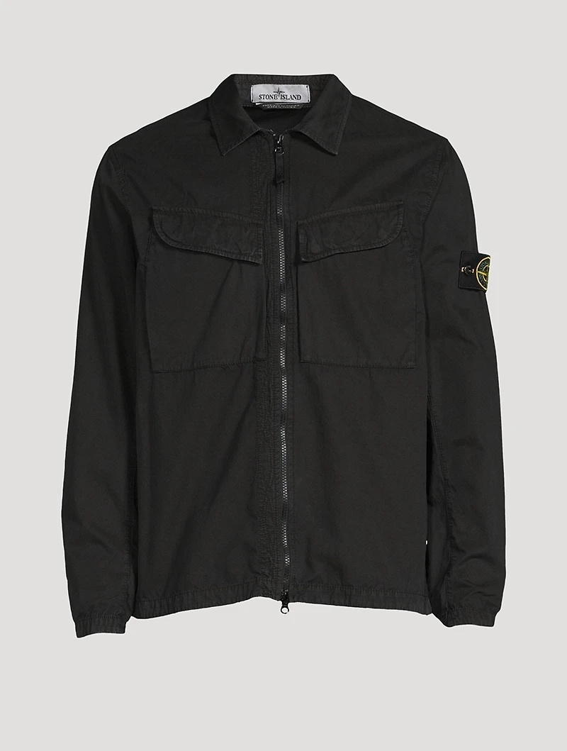 Cotton Zip Overshirt