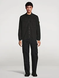 Cotton Zip Overshirt