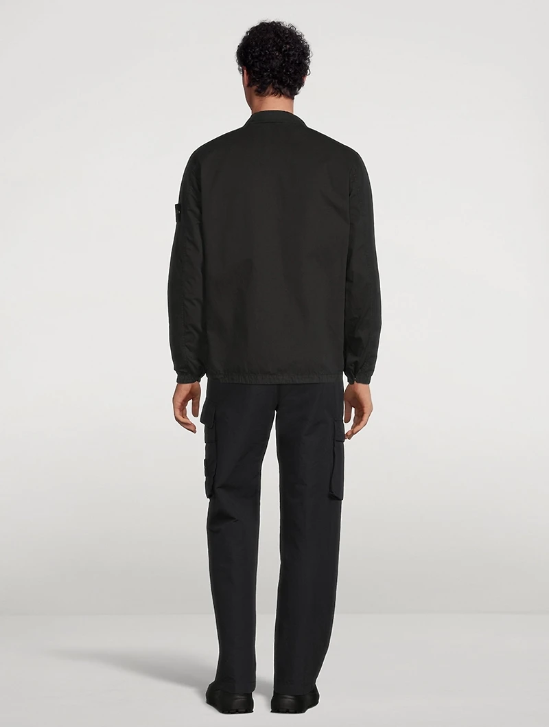 Cotton Zip Overshirt