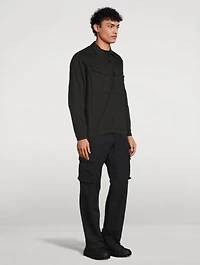 Cotton Zip Overshirt