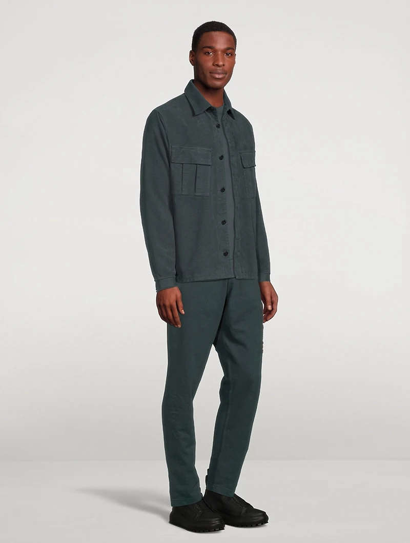 Cotton Stretch Overshirt