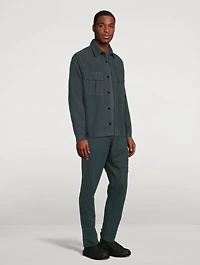 Cotton Stretch Overshirt