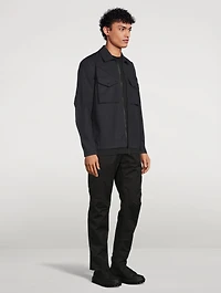 O-Ventile Ghost Cotton Zip Overshirt