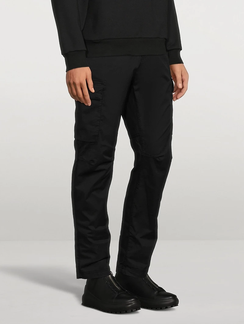 Cotton Gabardine Stretch Cargo Pants